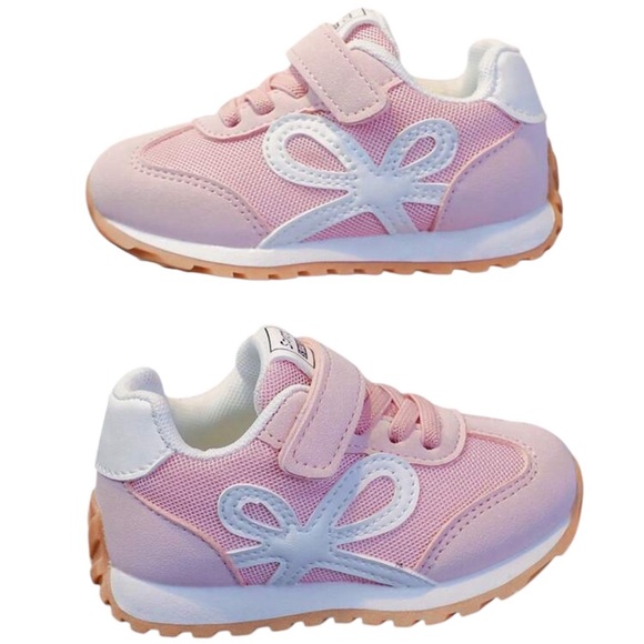 SHEIN Pink Kids Shoes with Bow Accent 7.5 - Picture 1 of 4